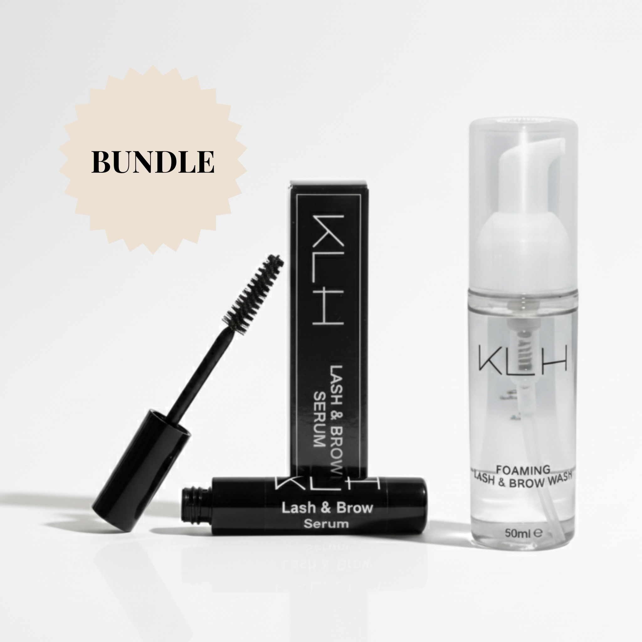 Bundle - Lash & Brow Foam Wash + Serum