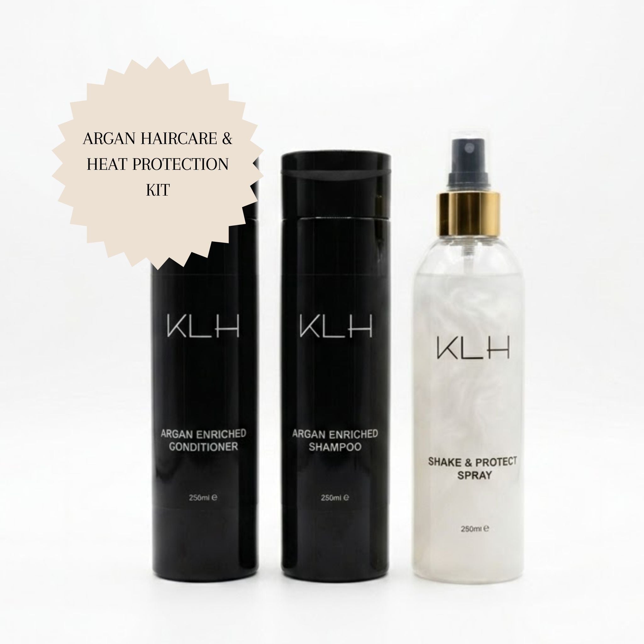 Argan Haircare & Heat Protection Kit