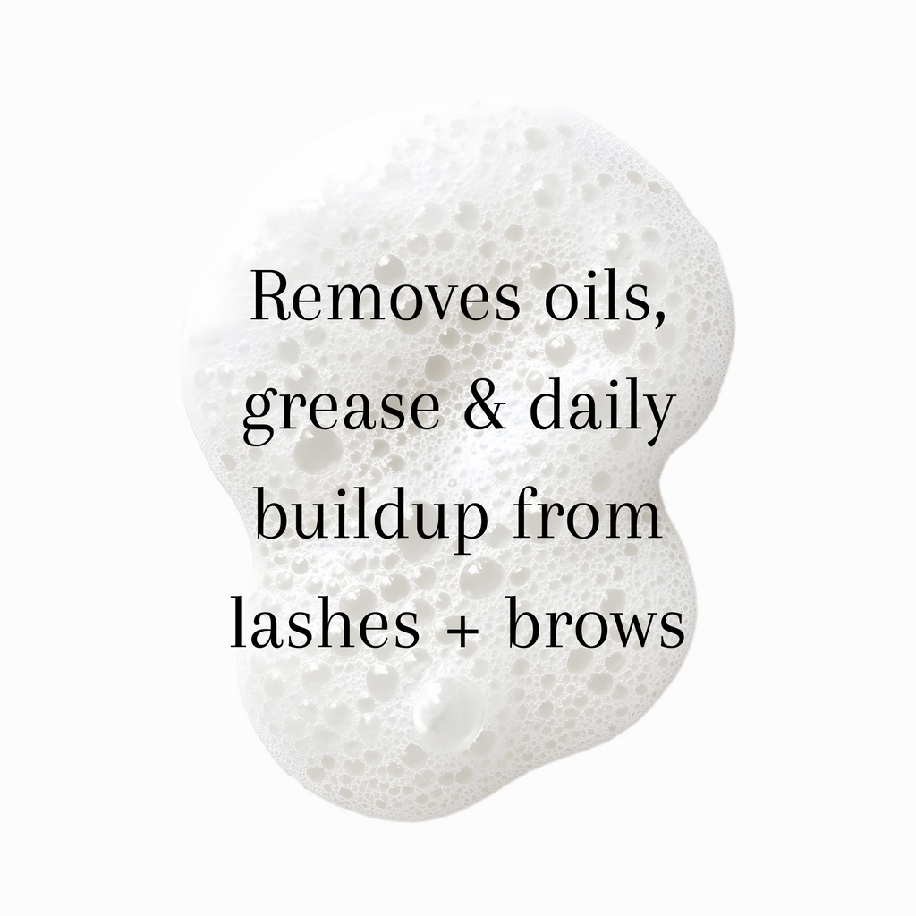 Lash & Brow Foam Wash (Vegan) – Gentle Daily Cleansing