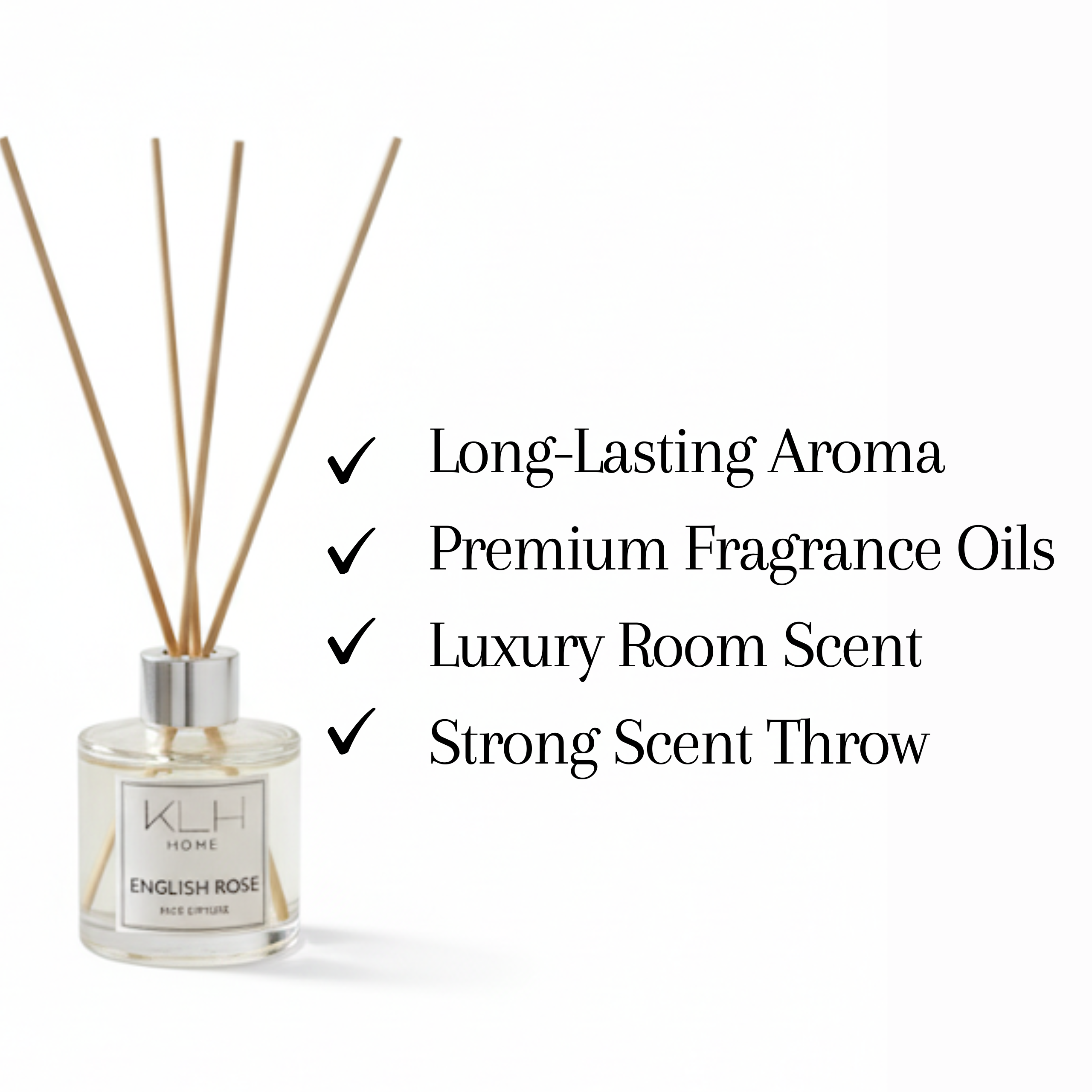 Reed Diffuser – English Rose