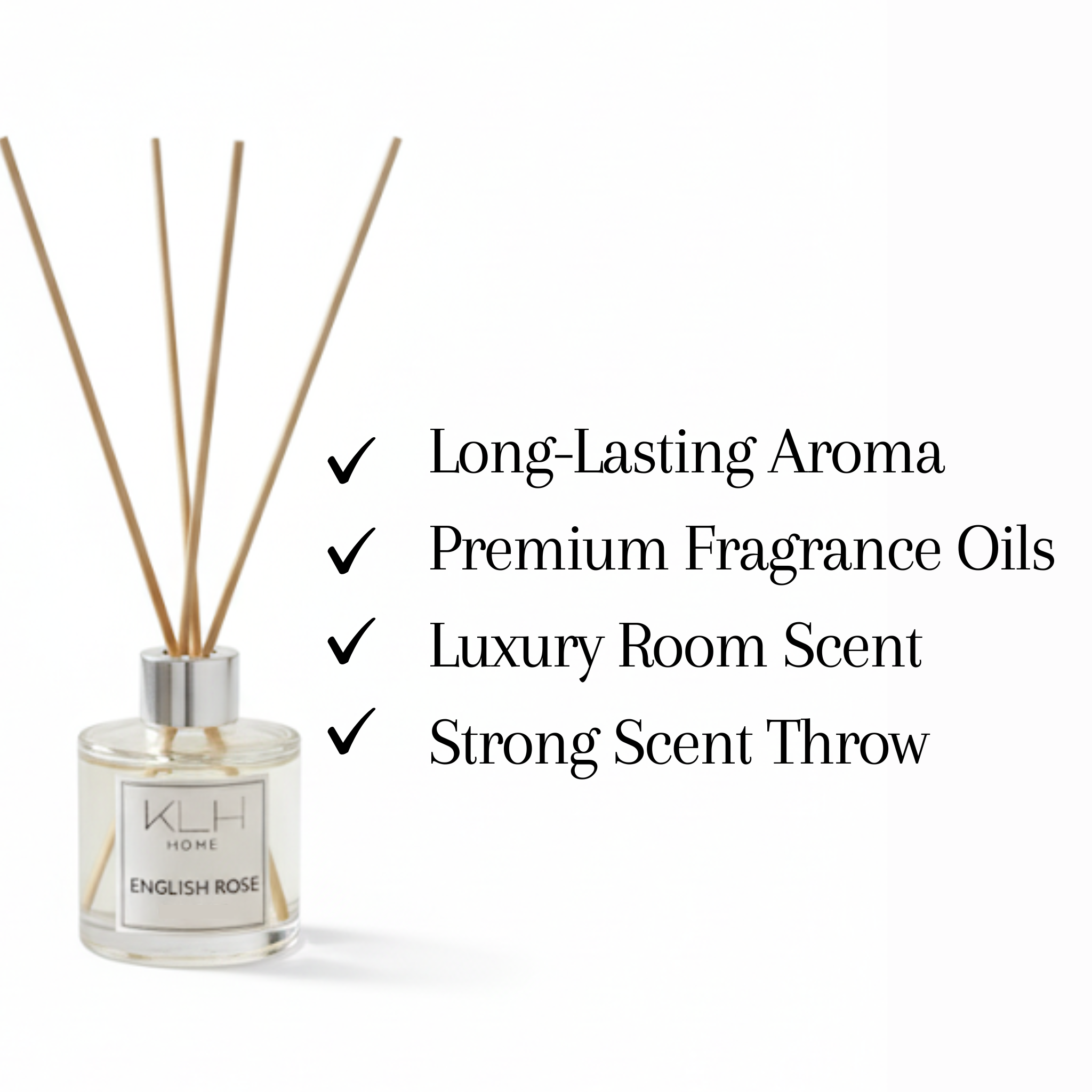 Reed Diffuser – English Rose