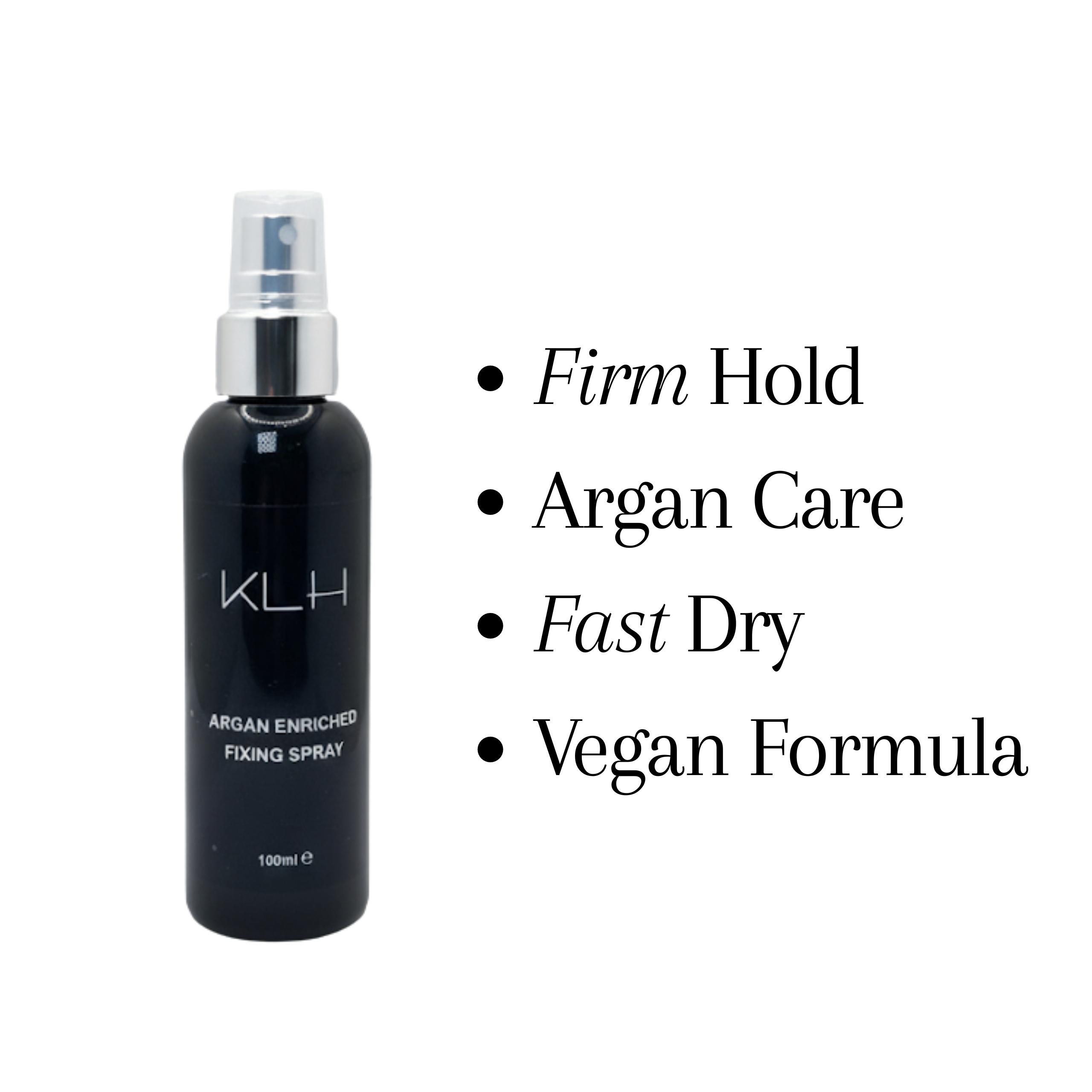 Argan Enriched Fixing Spray (Vegan & Sulphate free) – Firm Hold